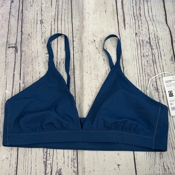 Athleta Blue Vitaform Plunge Bralette - Picture 4 of 9